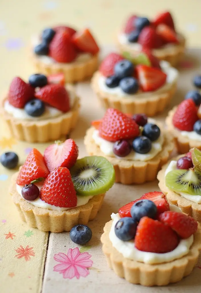 30 Aesthetic Baking Cookies Ideas You’ll Want to Try - 13. Spring Fruit Cookie Tarts