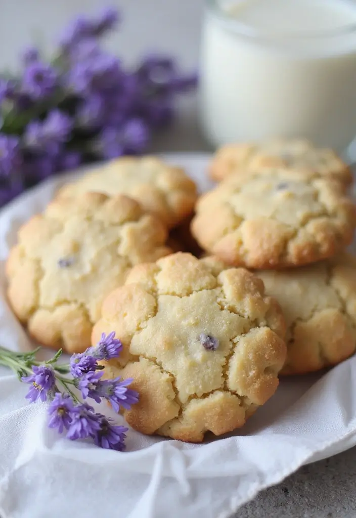 30 Aesthetic Baking Cookies Ideas You’ll Want to Try - 16. Honey Lavender Cookies
