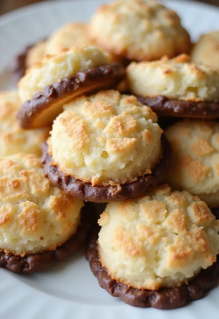30 Aesthetic Baking Cookies Ideas You’ll Want to Try - 19. Coconut Macaroon Cookies