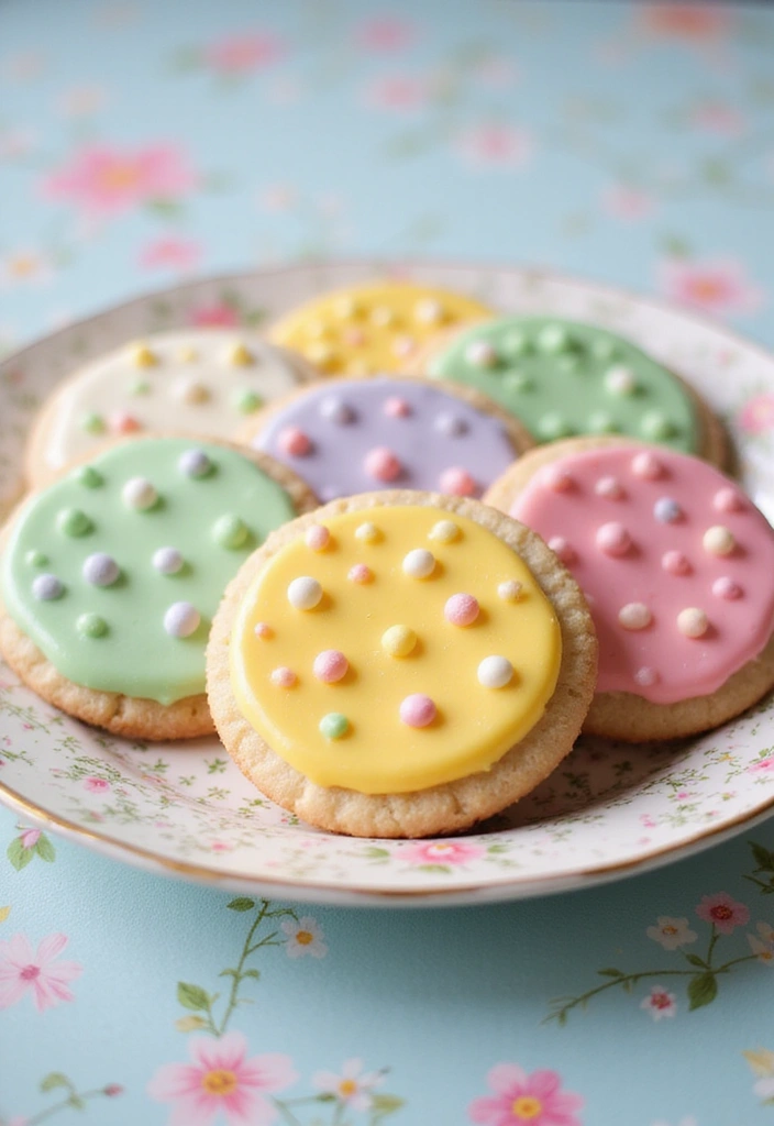 30 Aesthetic Baking Cookies Ideas You’ll Want to Try - 4. Pastel Polka Dot Cookies
