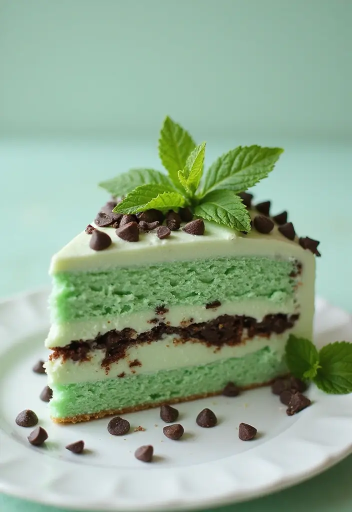 30 Aesthetic Birthday Cake Designs Too Pretty to Eat 14 30 Aesthetic Birthday Cake Designs Too Pretty to Eat - 14. Mint Choco Chip Cake