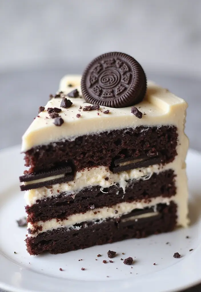 30 Aesthetic Birthday Cake Designs Too Pretty to Eat 20 30 Aesthetic Birthday Cake Designs Too Pretty to Eat - 20. Cookie and Cream Cake