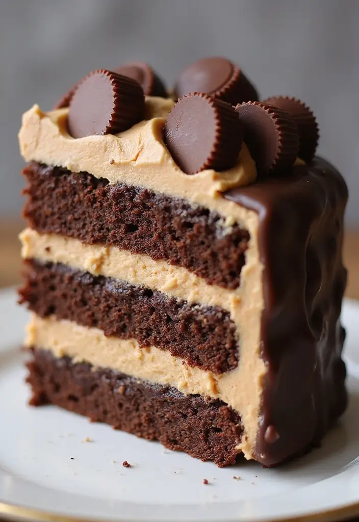 30 Aesthetic Birthday Cake Designs Too Pretty to Eat 27 30 Aesthetic Birthday Cake Designs Too Pretty to Eat - 27. Peanut Butter Cup Cake