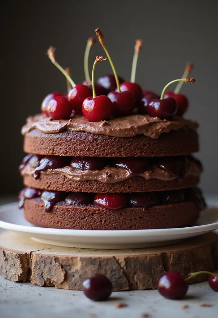 30 Aesthetic Birthday Cake Designs Too Pretty to Eat 29 30 Aesthetic Birthday Cake Designs Too Pretty to Eat - 29. Chocolate Cherry Cake