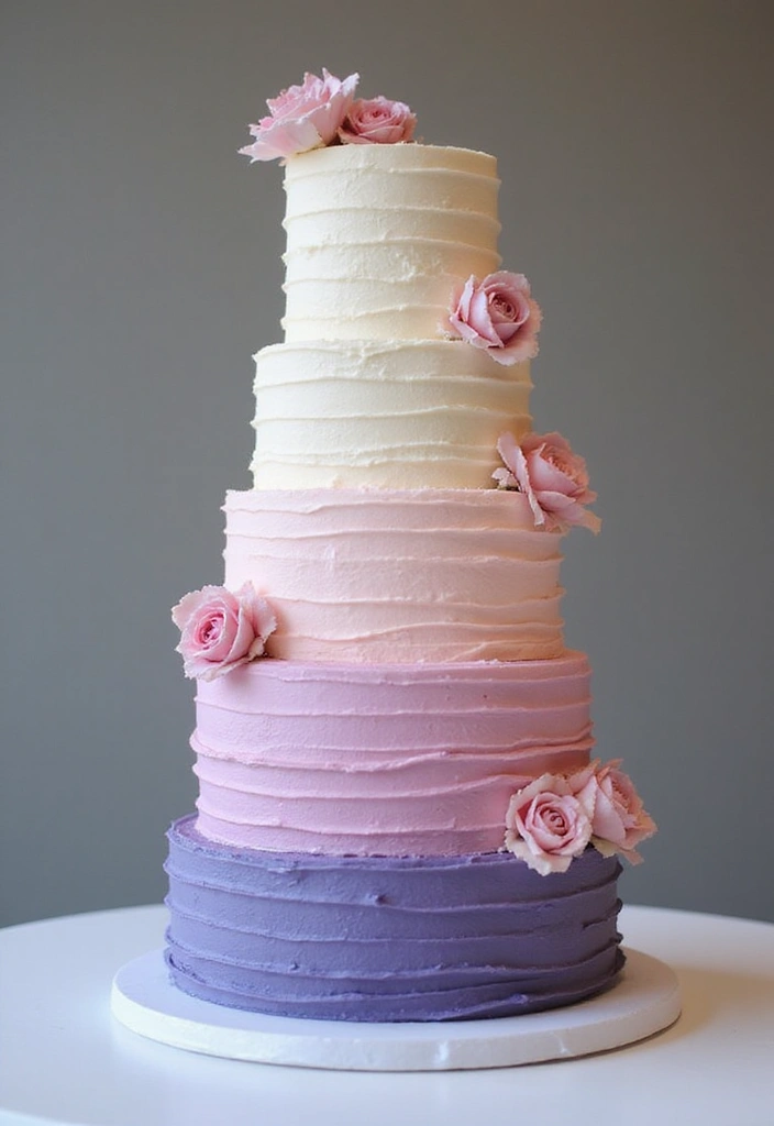 30 Aesthetic Birthday Cake Designs Too Pretty to Eat 5 30 Aesthetic Birthday Cake Designs Too Pretty to Eat - 5. Ombré Cake