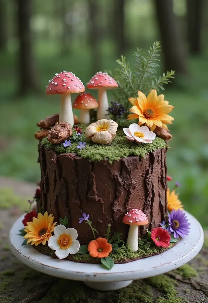 30 Aesthetic Birthday Cake Designs Too Pretty to Eat 7 30 Aesthetic Birthday Cake Designs Too Pretty to Eat - 7. Whimsical Woodland Cake