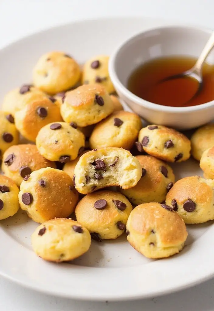 30 Bake Sale Items That Everyone Will Rush to Buy 10 30 Bake Sale Items That Everyone Will Rush to Buy - 10. Mini Chocolate Chip Pancake Bites