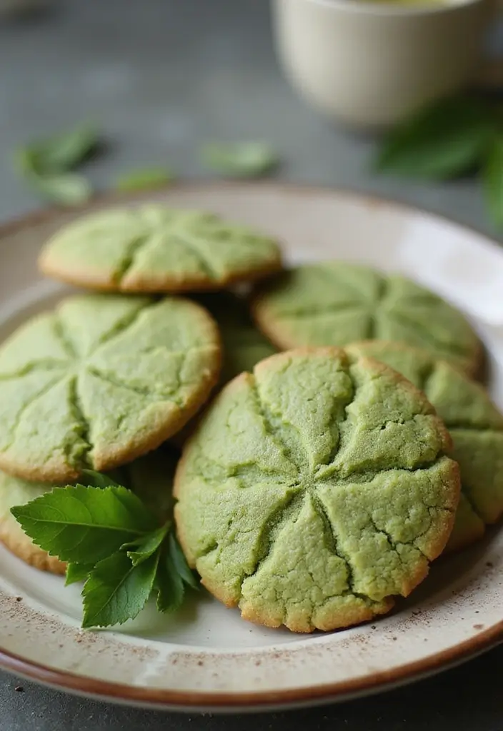 30 Bake Sale Items That Everyone Will Rush to Buy 17 30 Bake Sale Items That Everyone Will Rush to Buy - 17. Matcha Green Tea Cookies
