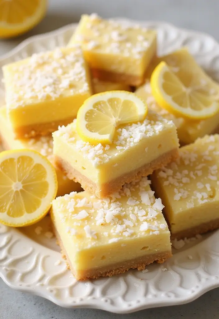 30 Bake Sale Items That Everyone Will Rush to Buy 2 30 Bake Sale Items That Everyone Will Rush to Buy - 2. Lemon Coconut Bars