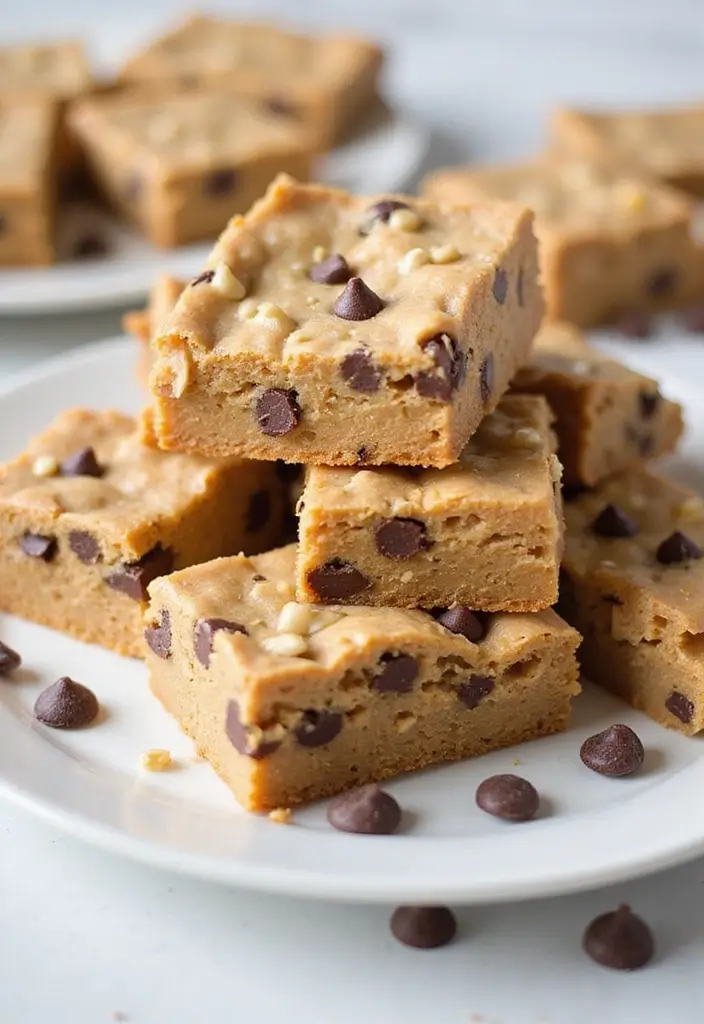 30 Bake Sale Items That Everyone Will Rush to Buy 22 30 Bake Sale Items That Everyone Will Rush to Buy - 22. Peanut Butter Chocolate Chip Bars