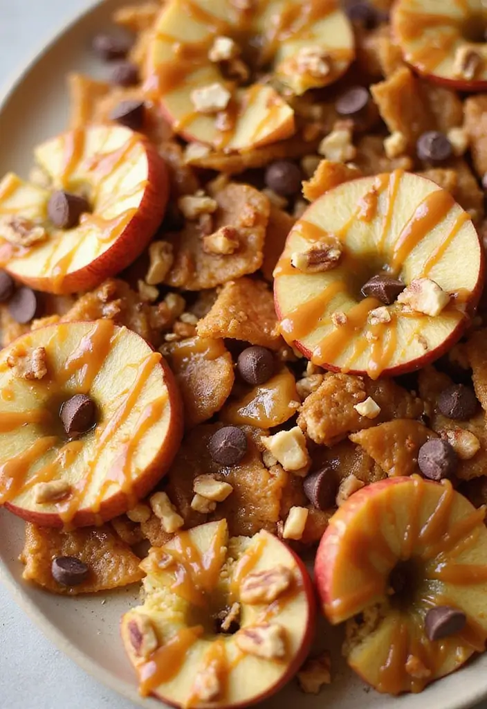 30 Bake Sale Items That Everyone Will Rush to Buy 28 30 Bake Sale Items That Everyone Will Rush to Buy - 28. Caramel Apple Nachos