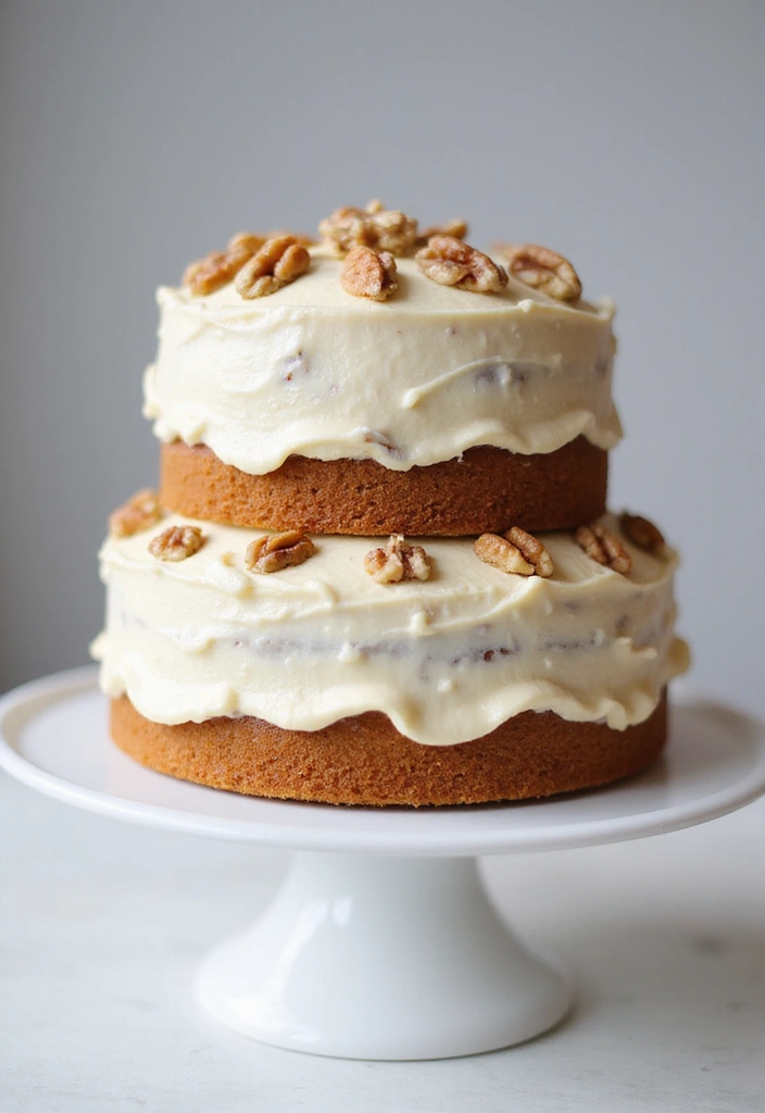 30 Baking Dessert Ideas That Look Gorgeous and Taste Divine 10 30 Baking Dessert Ideas That Look Gorgeous and Taste Divine - 10. Carrot Cake with Cashew Cream Frosting
