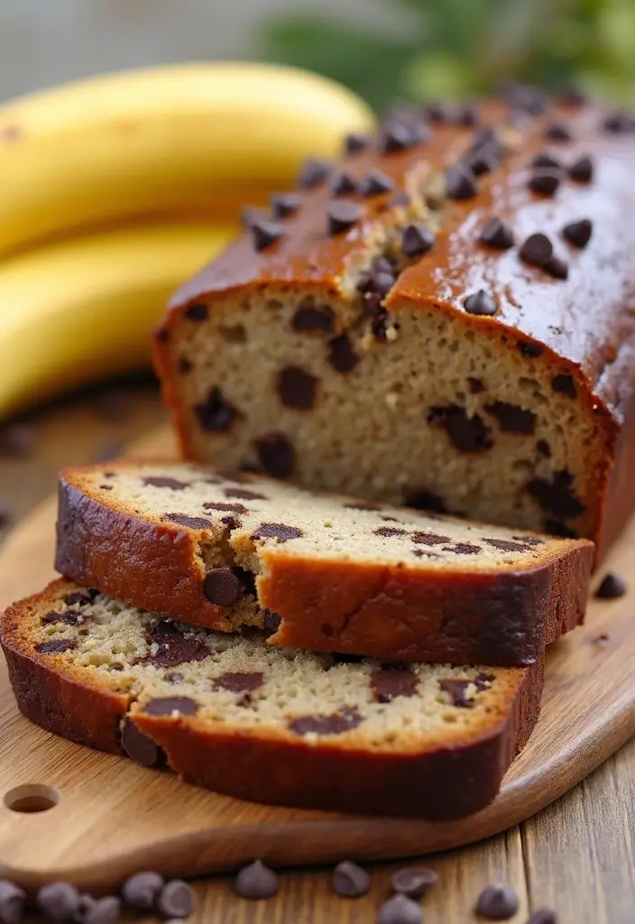 30 Baking Dessert Ideas That Look Gorgeous and Taste Divine 15 30 Baking Dessert Ideas That Look Gorgeous and Taste Divine - 15. Chocolate Chip Banana Bread