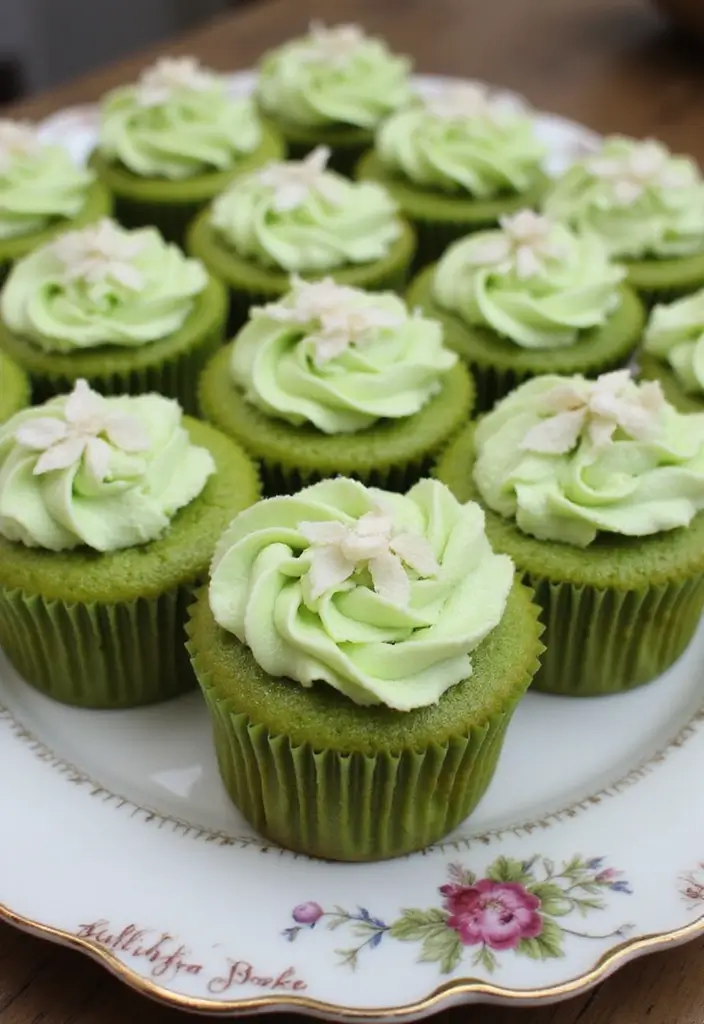 30 Baking Dessert Ideas That Look Gorgeous and Taste Divine 2 30 Baking Dessert Ideas That Look Gorgeous and Taste Divine - 2. Matcha Green Tea Cupcakes