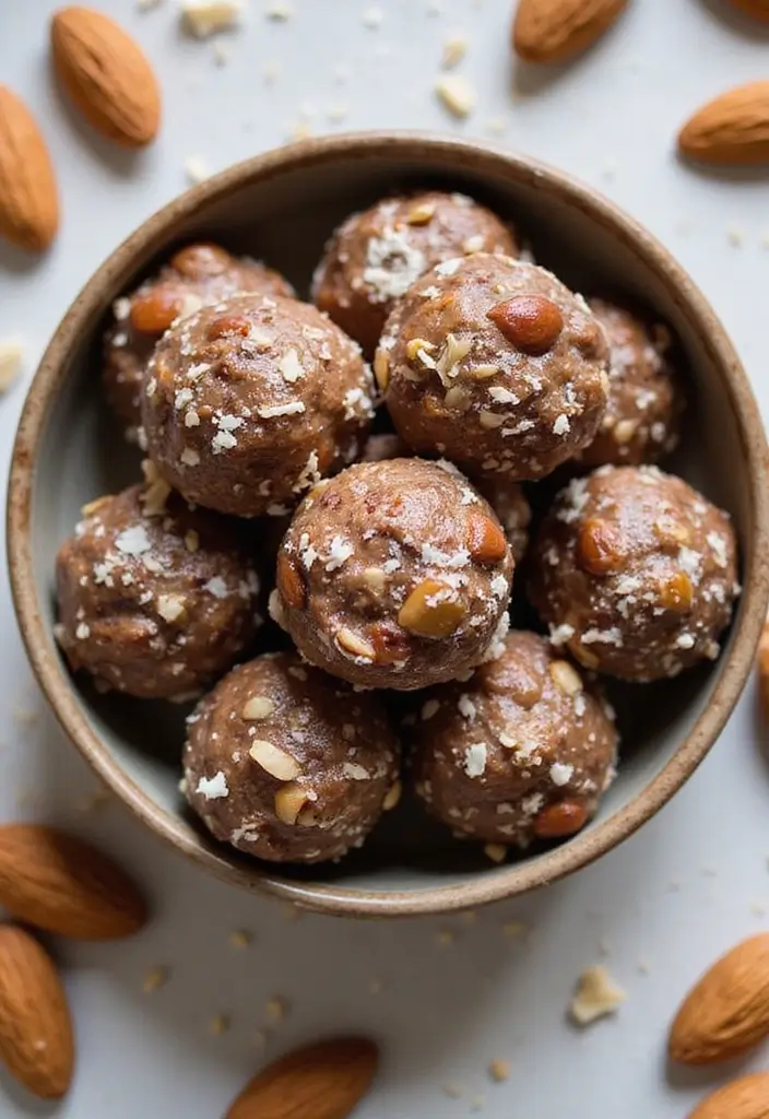 30 Baking Dessert Ideas That Look Gorgeous and Taste Divine 21 30 Baking Dessert Ideas That Look Gorgeous and Taste Divine - 21. Almond Joy Energy Bites