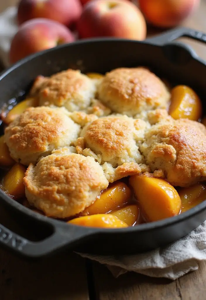 30 Baking Dessert Ideas That Look Gorgeous and Taste Divine 26 30 Baking Dessert Ideas That Look Gorgeous and Taste Divine - 26. Peach Cobbler