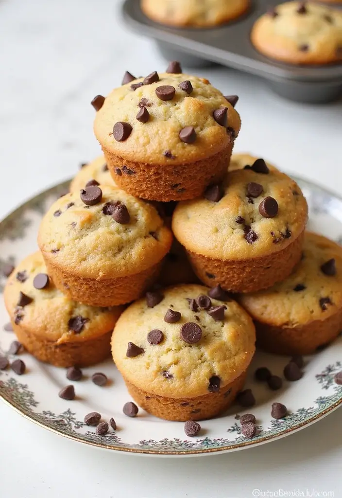 30 Baking Dessert Ideas That Look Gorgeous and Taste Divine 28 30 Baking Dessert Ideas That Look Gorgeous and Taste Divine - 28. Chocolate Chip Muffins
