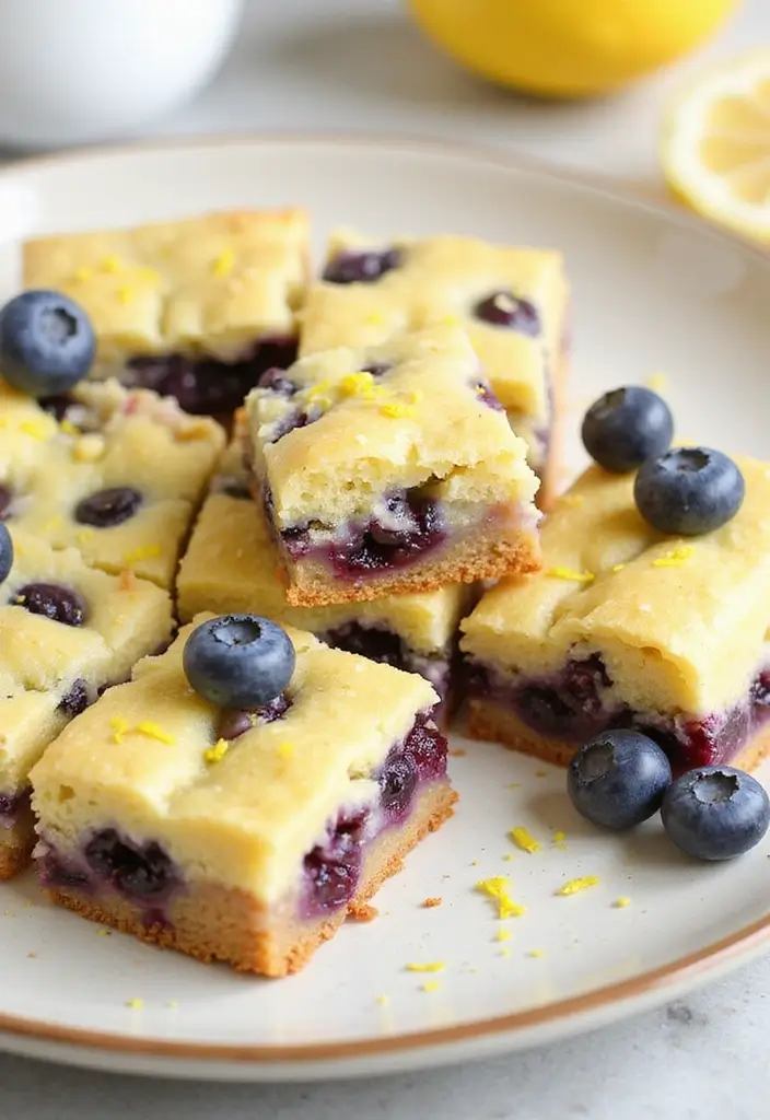 30 Baking Dessert Ideas That Look Gorgeous and Taste Divine 7 30 Baking Dessert Ideas That Look Gorgeous and Taste Divine - 7. Lemon Blueberry Bars