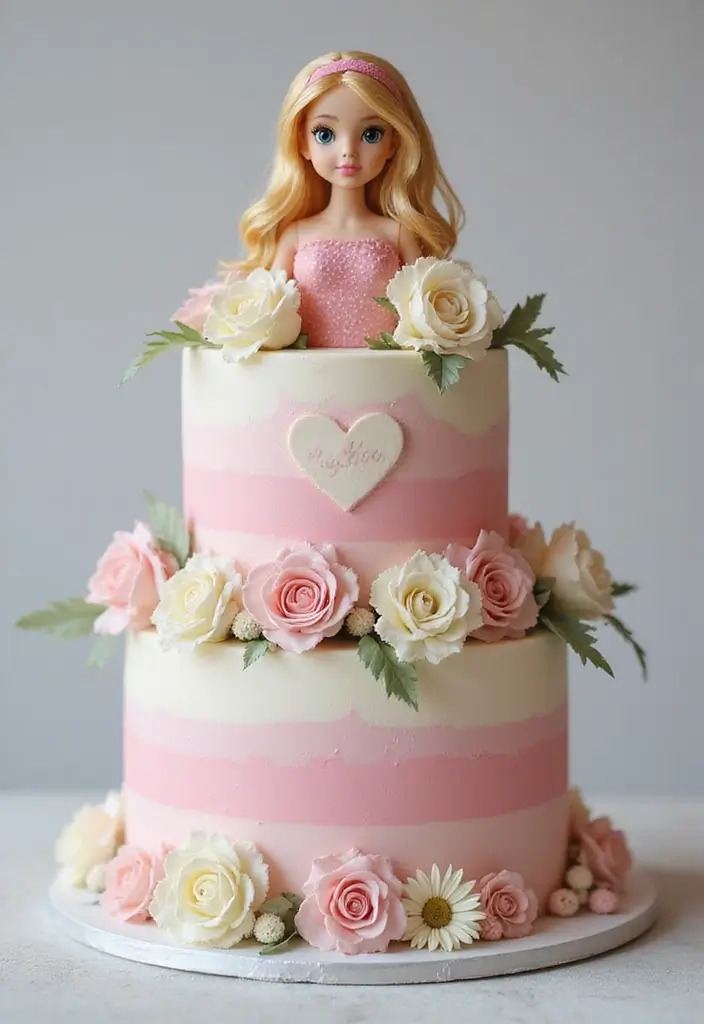 30 Barbie Birthday Cake Ideas That Are Glamorous and Fun 12 30 Barbie Birthday Cake Ideas That Are Glamorous and Fun - 12. Barbie Vintage Cake