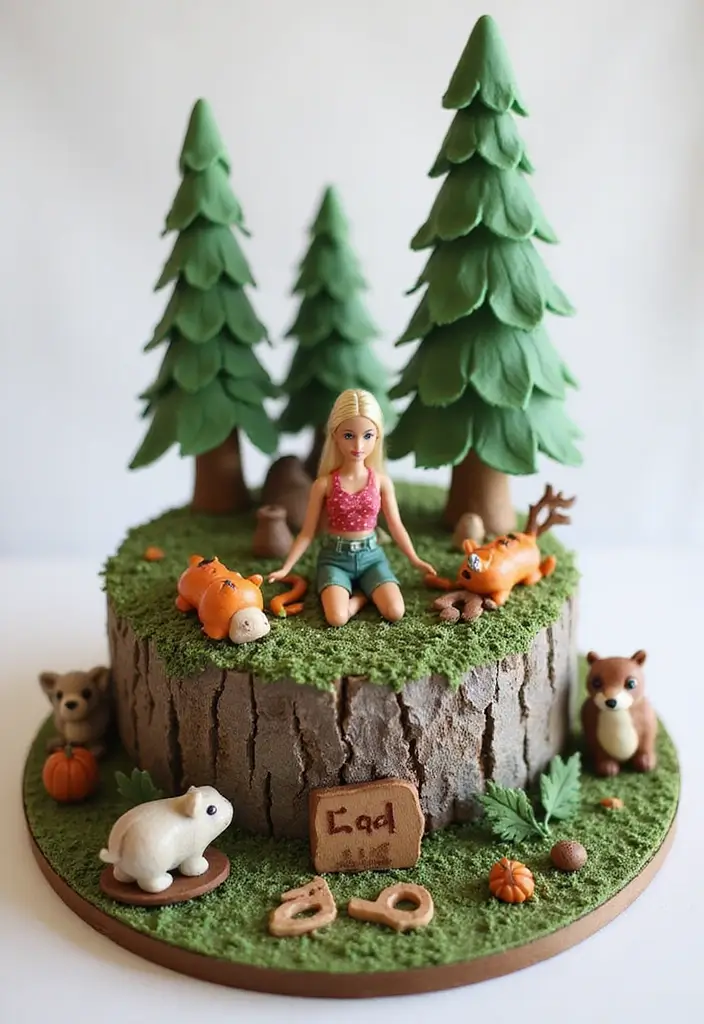 30 Barbie Birthday Cake Ideas That Are Glamorous and Fun 25 30 Barbie Birthday Cake Ideas That Are Glamorous and Fun - 25. Barbie Wilderness Cake
