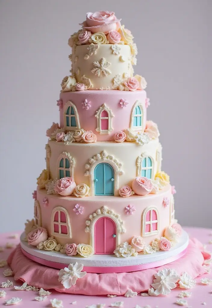30 Barbie Birthday Cake Ideas That Are Glamorous and Fun 4 30 Barbie Birthday Cake Ideas That Are Glamorous and Fun - 4. Barbie Dreamhouse Cake