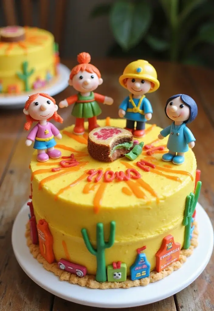 30 Bento Cake Designs for Boyfriend That Feel Romantic 18 30 Bento Cake Designs for Boyfriend That Feel Romantic - 18. The Emperor's New Groove Fun