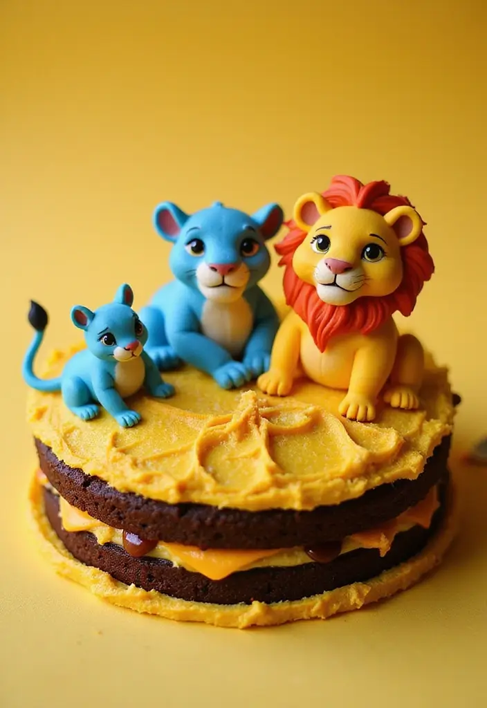 30 Bento Cake Designs for Boyfriend That Feel Romantic 26 30 Bento Cake Designs for Boyfriend That Feel Romantic - 26. The Lion King’s Roaring Delight