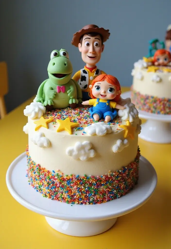 30 Bento Cake Designs for Boyfriend That Feel Romantic 4 30 Bento Cake Designs for Boyfriend That Feel Romantic - 4. Toy Story Adventure