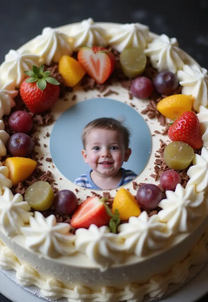 30 Birthday Cake Ideas for Boyfriend That Show Your Love 1 30 Birthday Cake Ideas for Boyfriend That Show Your Love - 1. Customizable Photo Cake