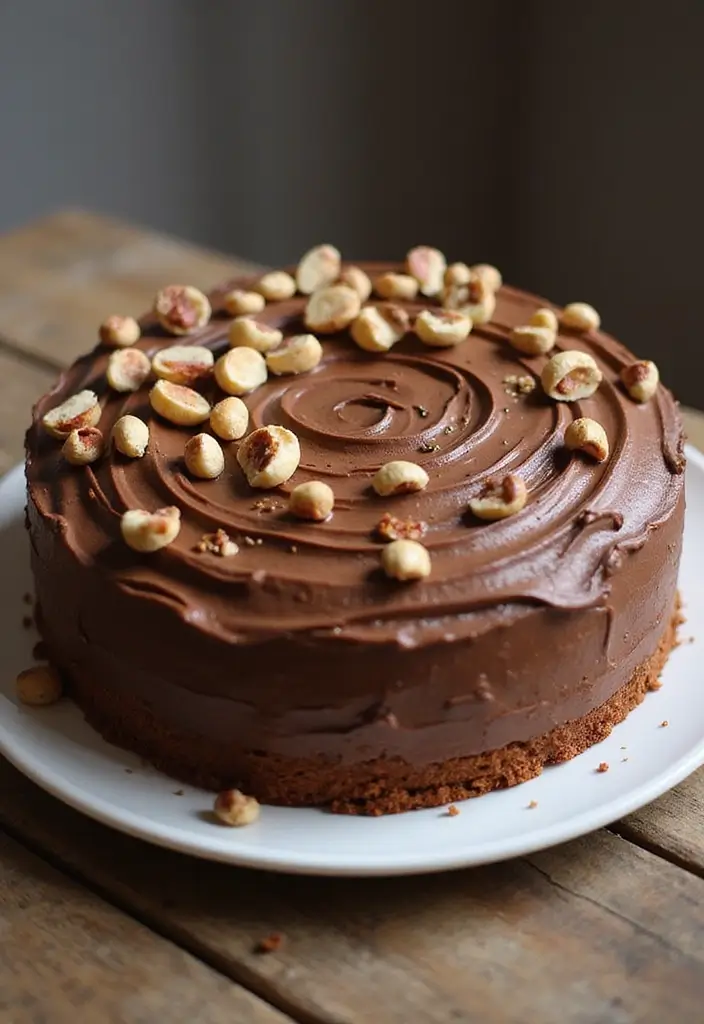 30 Birthday Cake Ideas for Boyfriend That Show Your Love 12 30 Birthday Cake Ideas for Boyfriend That Show Your Love - 12. Nutella Swirl Cake