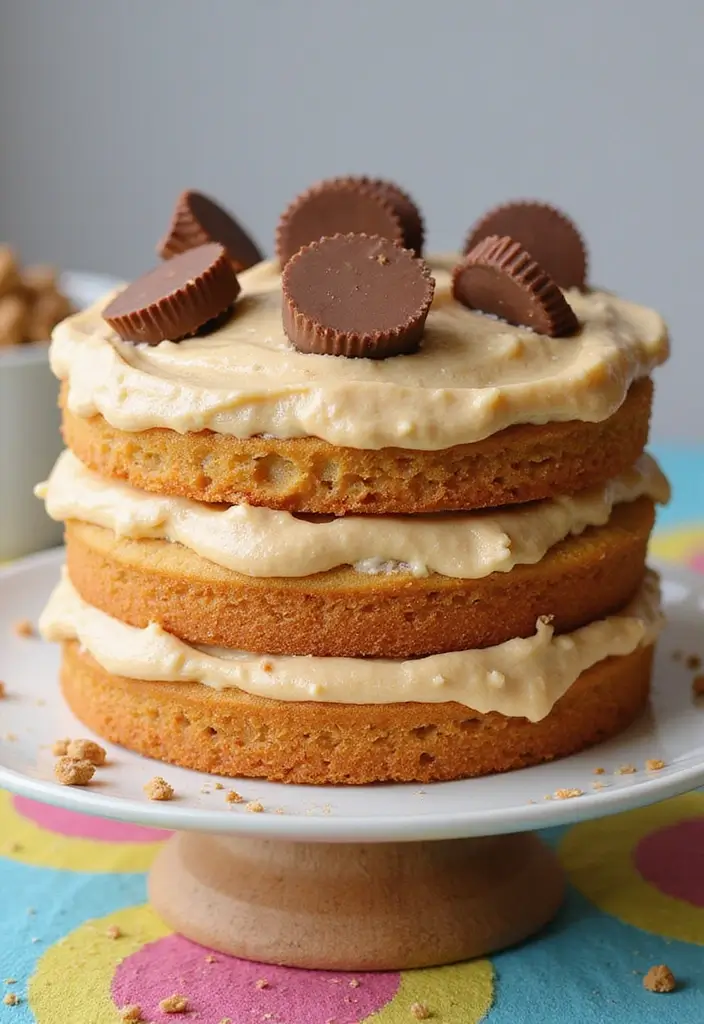 30 Birthday Cake Ideas for Boyfriend That Show Your Love 14 30 Birthday Cake Ideas for Boyfriend That Show Your Love - 14. Peanut Butter Cup Cake