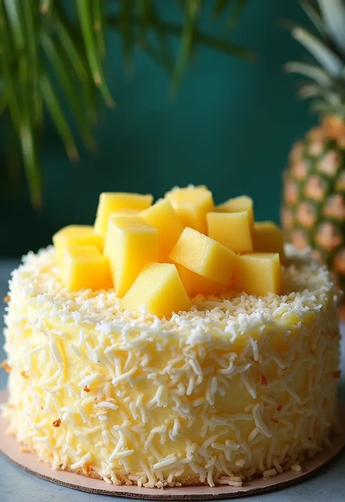 30 Birthday Cake Ideas for Boyfriend That Show Your Love 18 30 Birthday Cake Ideas for Boyfriend That Show Your Love - 18. Pina Colada Cake