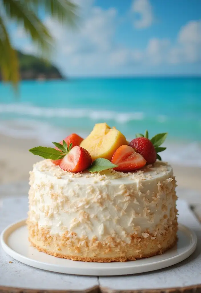30 Birthday Cake Ideas for Boyfriend That Show Your Love 22 30 Birthday Cake Ideas for Boyfriend That Show Your Love - 22. Hawaiian Coconut Cake