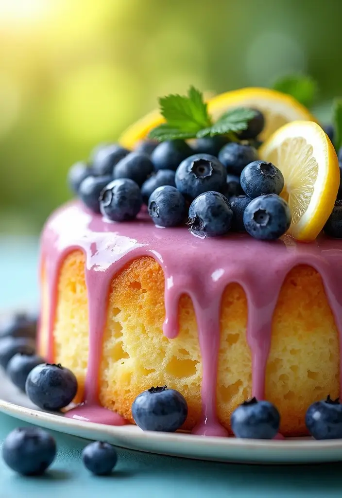 30 Birthday Cake Ideas for Boyfriend That Show Your Love 25 30 Birthday Cake Ideas for Boyfriend That Show Your Love - 25. Blueberry Lemon Cake