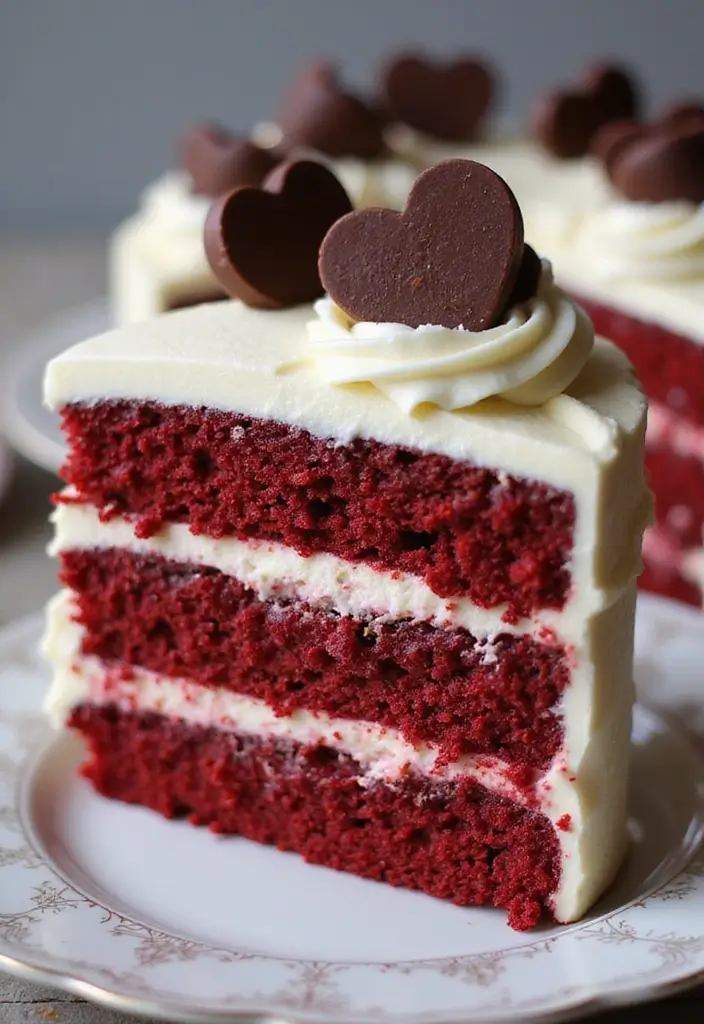 30 Birthday Cake Ideas for Boyfriend That Show Your Love 6 30 Birthday Cake Ideas for Boyfriend That Show Your Love - 6. Romantic Red Velvet Cake