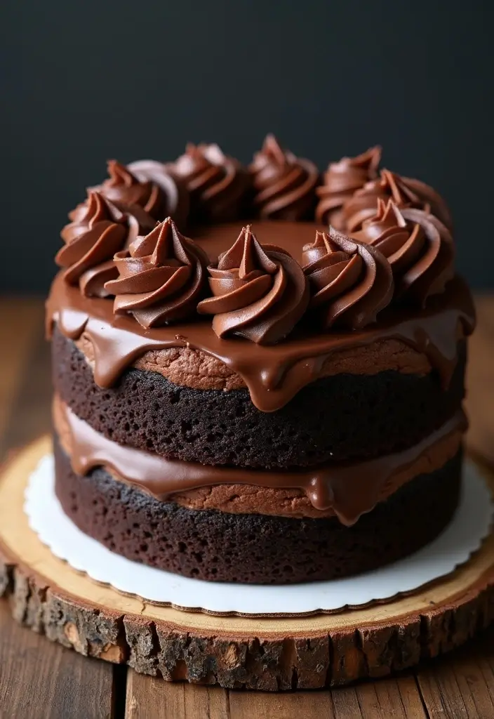 30 Birthday Cake Ideas for Men That Look Bold and Delicious 1 30 Birthday Cake Ideas for Men That Look Bold and Delicious - 1. Chocolate Bourbon Cake
