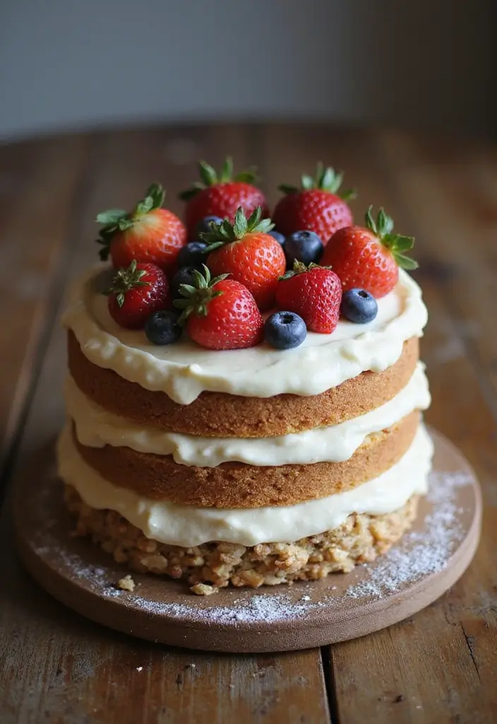 30 Birthday Cake Ideas for Men That Look Bold and Delicious 10 30 Birthday Cake Ideas for Men That Look Bold and Delicious - 10. Rustic Naked Cake