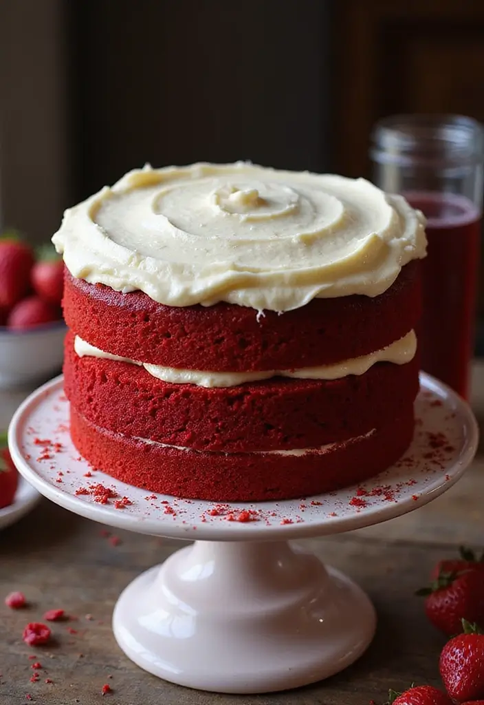 30 Birthday Cake Ideas for Men That Look Bold and Delicious 16 30 Birthday Cake Ideas for Men That Look Bold and Delicious - 16. Red Velvet Cake