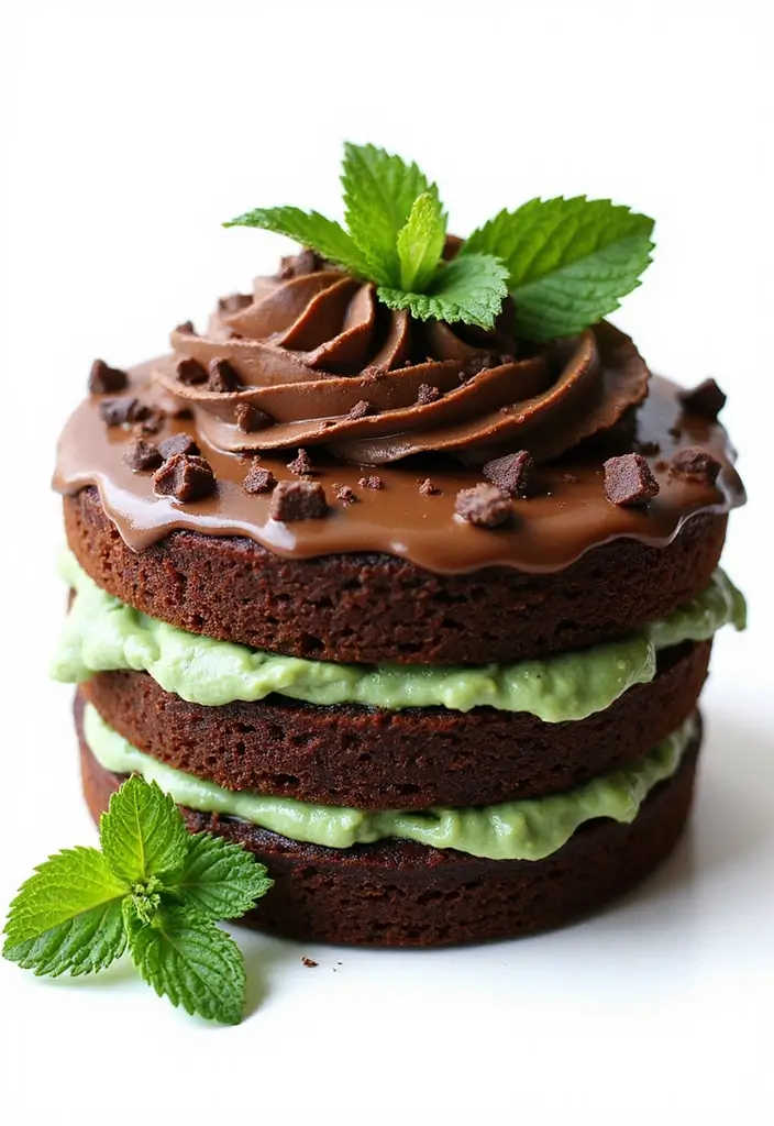 30 Birthday Cake Ideas for Men That Look Bold and Delicious 18 30 Birthday Cake Ideas for Men That Look Bold and Delicious - 18. Chocolate Mint Cake