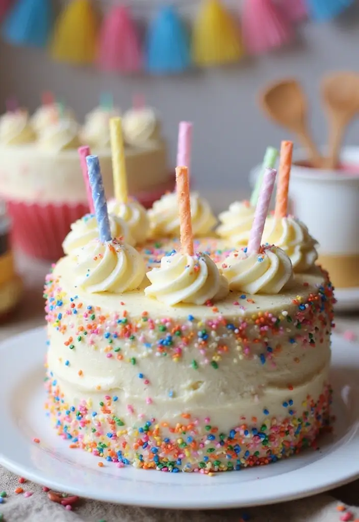 30 Birthday Cake Ideas for Men That Look Bold and Delicious 20 30 Birthday Cake Ideas for Men That Look Bold and Delicious - 20. Funfetti Cake