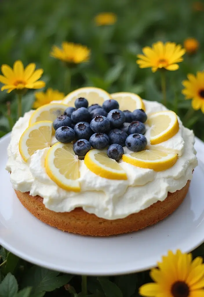 30 Birthday Cake Ideas for Men That Look Bold and Delicious 29 30 Birthday Cake Ideas for Men That Look Bold and Delicious - 29. Lemon Blueberry Cake