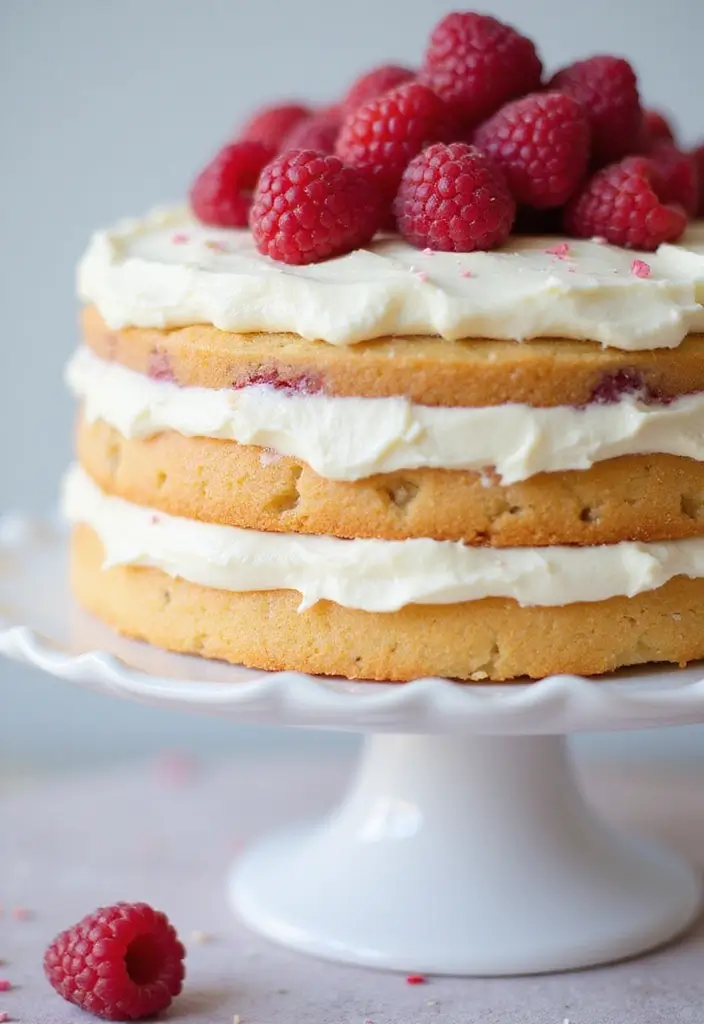 30 Birthday Cake Ideas for Mom That Show Your Appreciation 27 30 Birthday Cake Ideas for Mom That Show Your Appreciation - 27. Raspberry Lemon Chiffon Cake