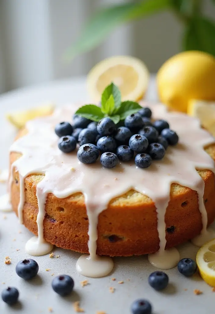 30 Birthday Cake Ideas for Mom That Show Your Appreciation 3 30 Birthday Cake Ideas for Mom That Show Your Appreciation - 3. Lemon Blueberry Almond Cake