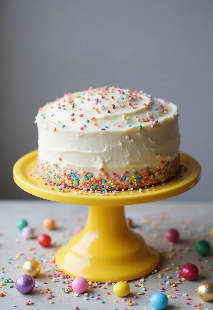 30 Birthday Cake Ideas for Mom That Show Your Appreciation 30 30 Birthday Cake Ideas for Mom That Show Your Appreciation - 30. Funfetti Cake with Yogurt Frosting