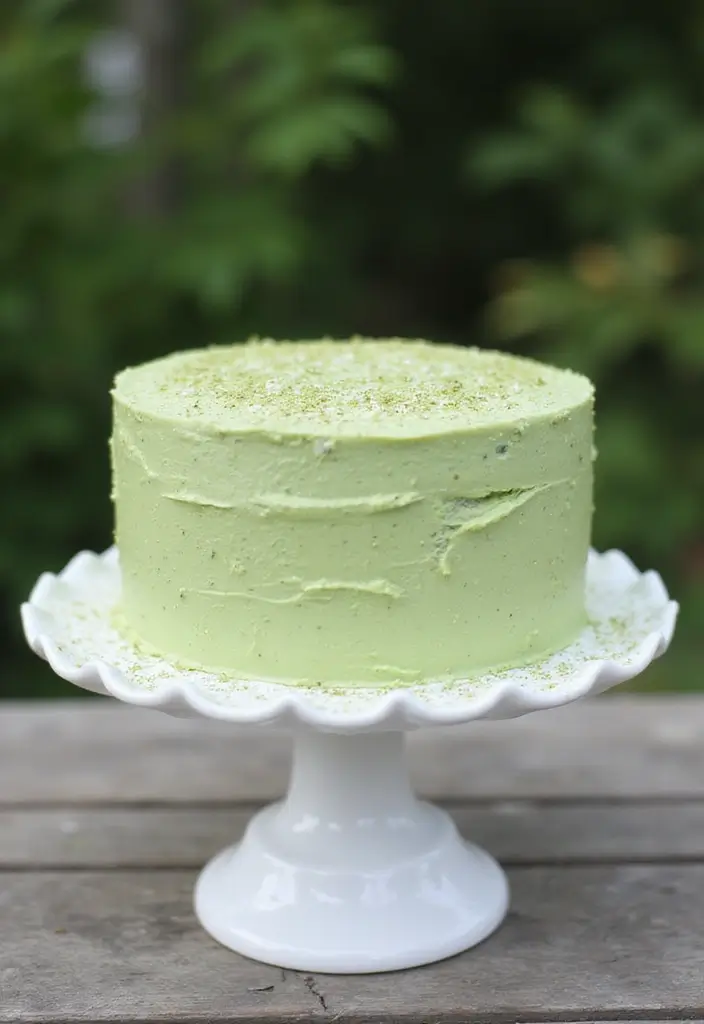 30 Birthday Cake Ideas for Mom That Show Your Appreciation 6 30 Birthday Cake Ideas for Mom That Show Your Appreciation - 6. Matcha Green Tea Cake