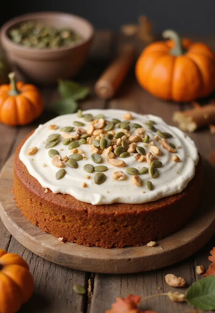 30 Birthday Cake Ideas for Mom That Show Your Appreciation 9 30 Birthday Cake Ideas for Mom That Show Your Appreciation - 9. Pumpkin Spice Cake with Cashew Cream