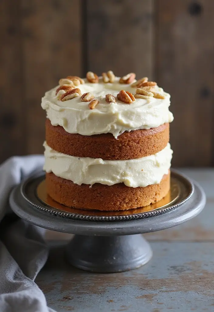 30 Birthday Cake Ideas for Women That Look Chic and Elegant 11 30 Birthday Cake Ideas for Women That Look Chic and Elegant - 11. Carrot Cake with Cream Cheese Frosting