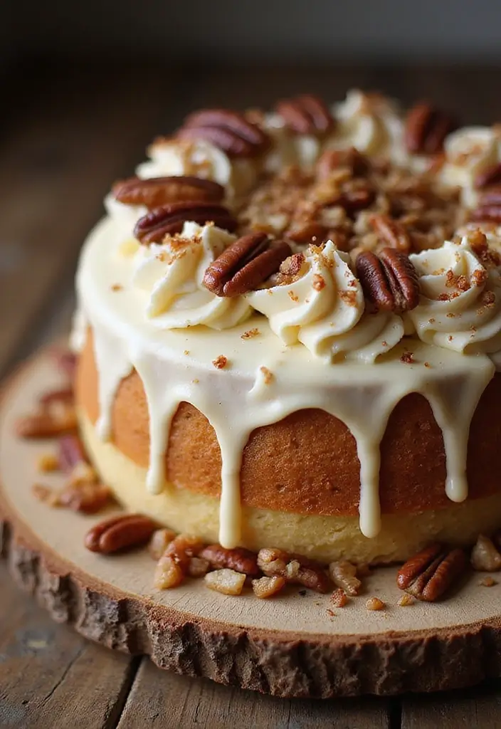 30 Birthday Cake Ideas for Women That Look Chic and Elegant 28 30 Birthday Cake Ideas for Women That Look Chic and Elegant - 28. Maple Pecan Cake