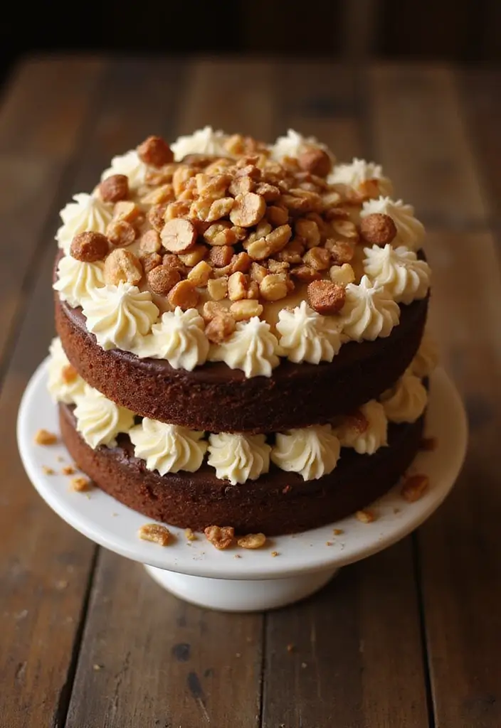 30 Birthday Cake Ideas for Women That Look Chic and Elegant 30 30 Birthday Cake Ideas for Women That Look Chic and Elegant - 30. Snickers Cake