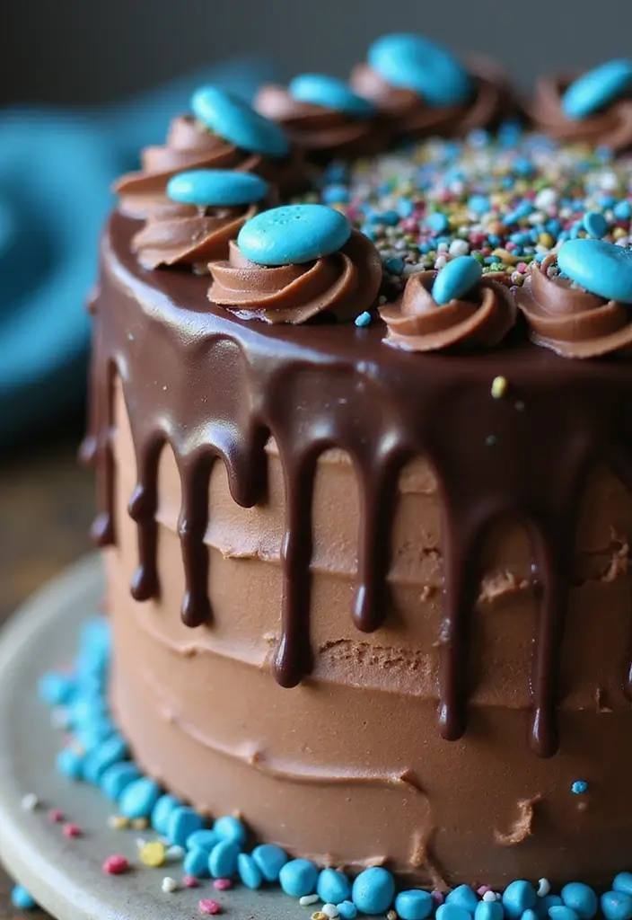 30 Bluey Cake Ideas Kids Will Absolutely Love 10 30 Bluey Cake Ideas Kids Will Absolutely Love - 10. Bluey Chocolate Drip Cake